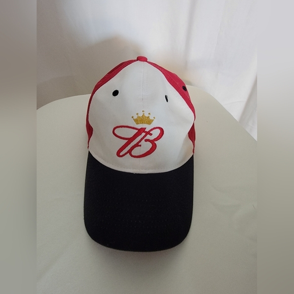 Three Bud Racing Black and Red Caps - Picture 2 of 8